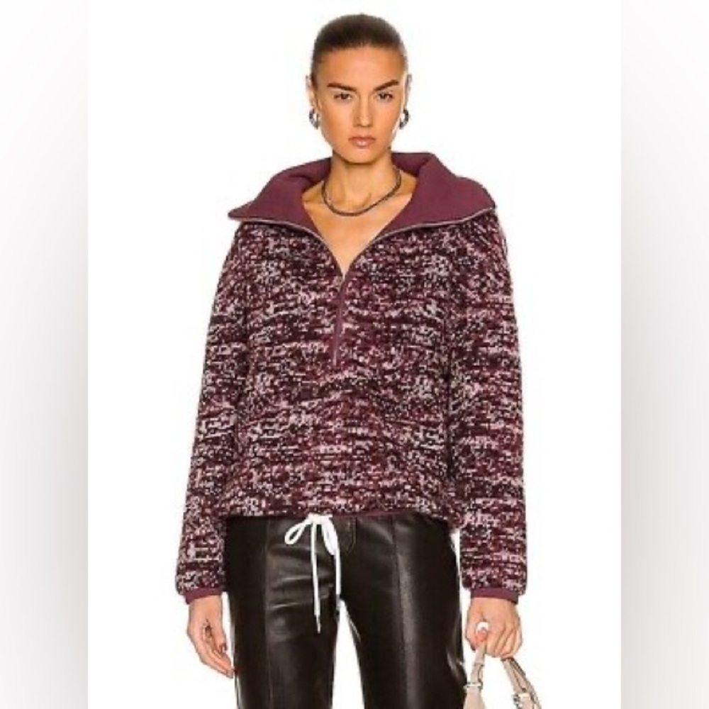 Varley Purple and White Sweatshirt